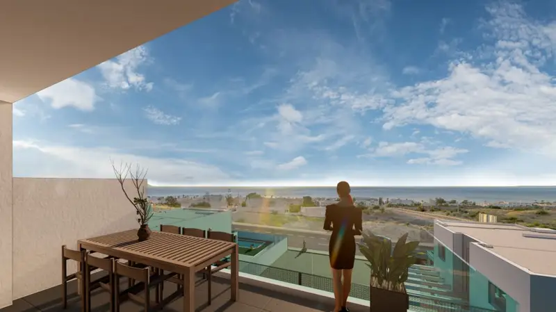 Chalet Adosado en El Palmeral Mojacar con Vistas al Mar
