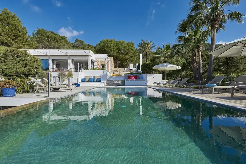 Casa Villa 6 Dormitorios Ibiza Alquiler Lujo Piscina Vistas Mar